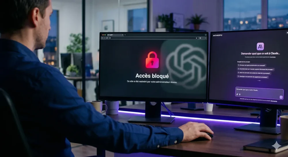 Filtrage DNS pour bloquer IA non autorisées en entreprise
