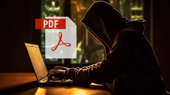 Document PDF analysé avant d'être ouvert sur un poste d'entreprise
