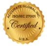 Sceau de certification ISO/IEC 27001:2022