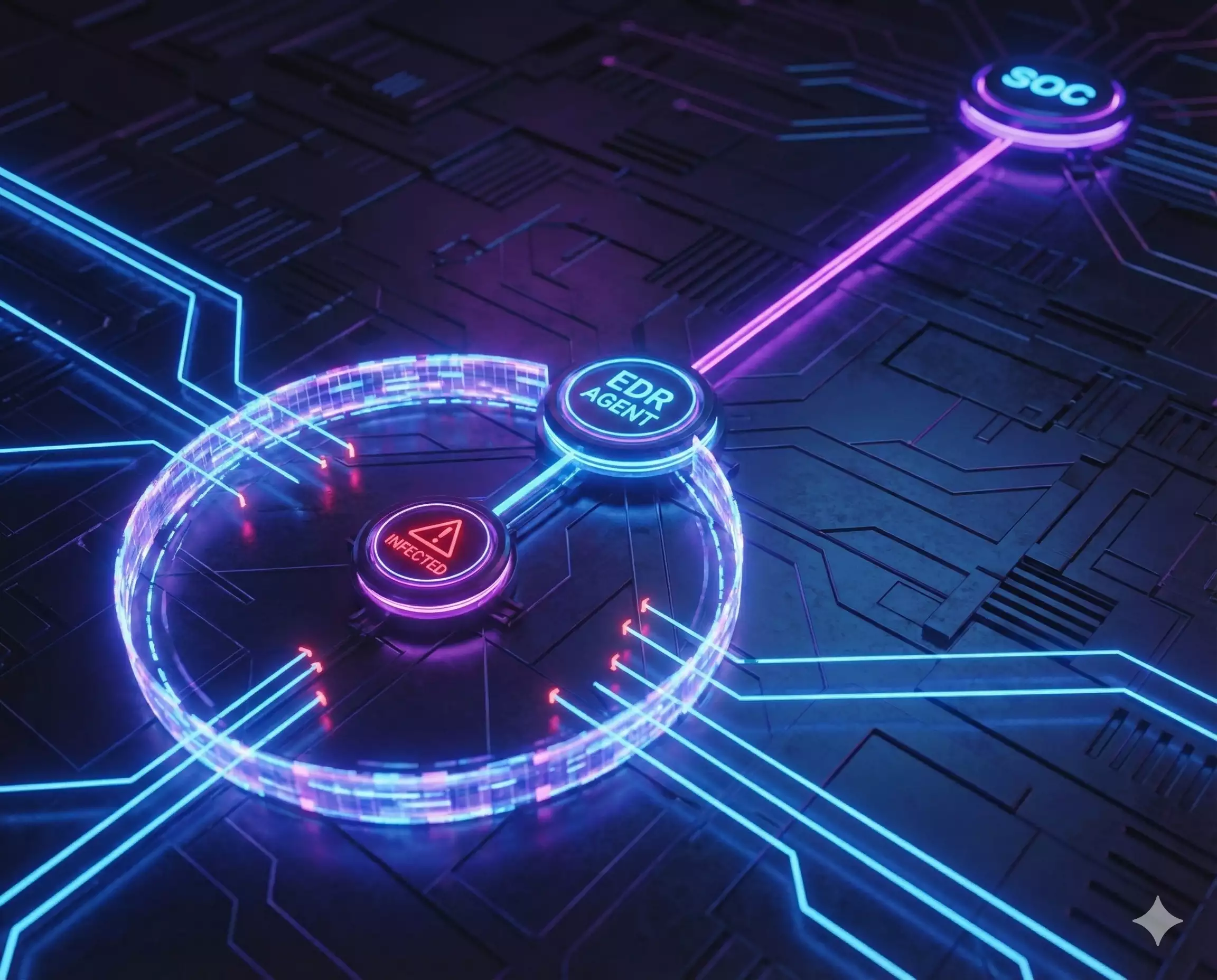 Isolation poste infecté